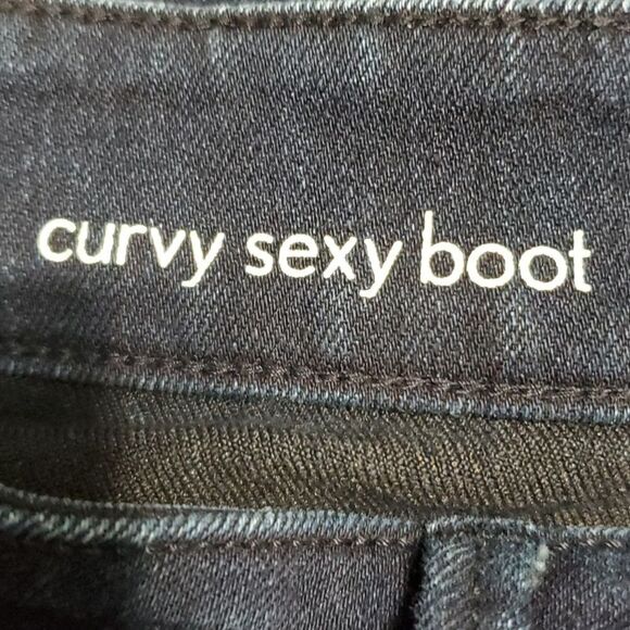 Ann Taylor LOFT jeans women's size 6 petite 6P blue curvy sexy boot - Picture 12 of 12